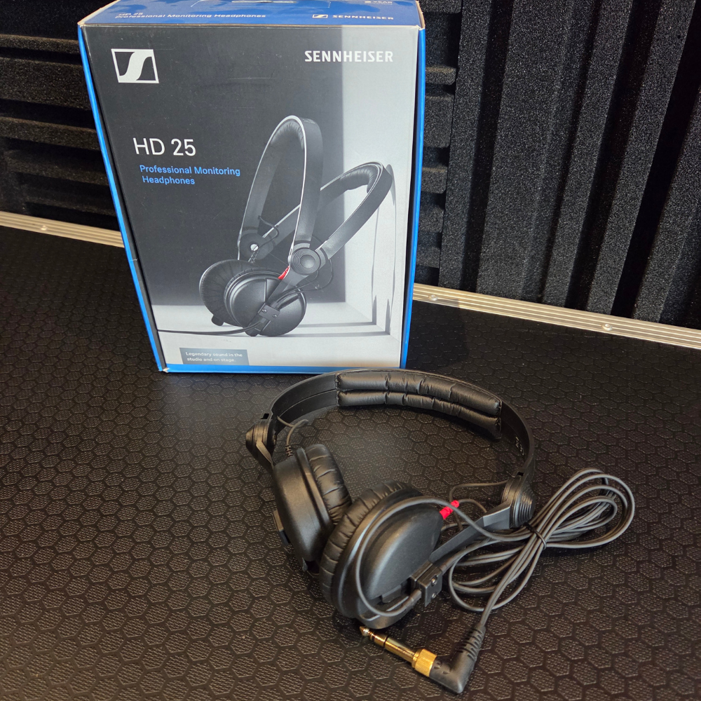 Sennheiser HD 25 Split Headband Headphones - Black